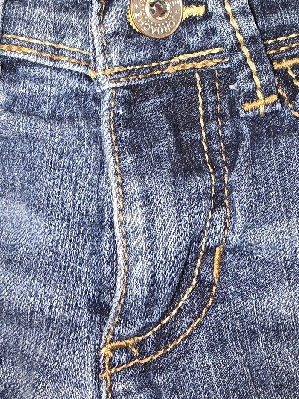 Jordache Girls Denim Bermuda Shorts with Lace Trim Size 7
